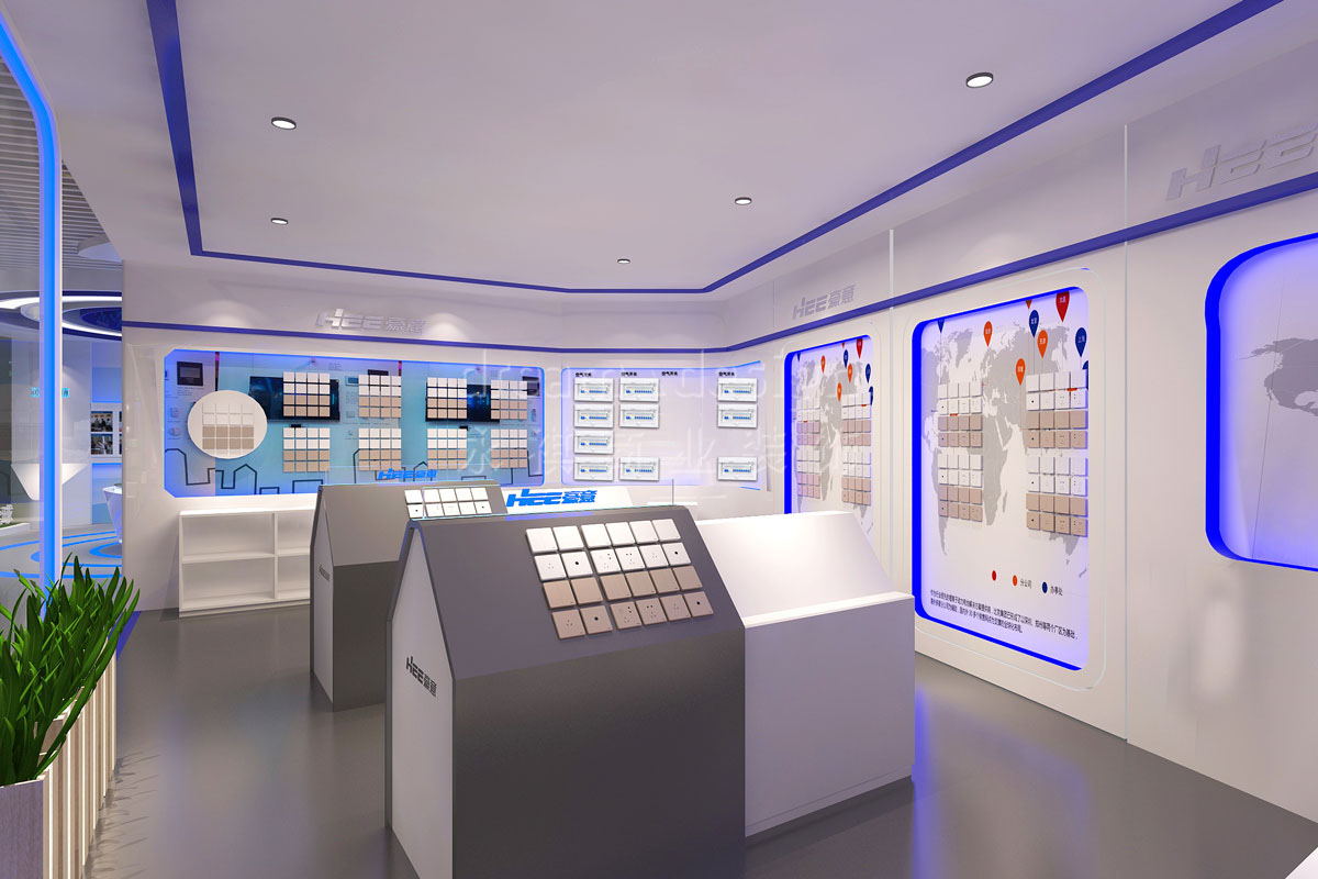長沙展廳門面設計案例_長沙電器展廳裝修_長沙展廳設計效果圖_永祺商業(yè)裝飾 長沙展廳門面設計案例_長沙電器展廳裝修_長沙展廳設計效果圖_永祺商業(yè)裝飾